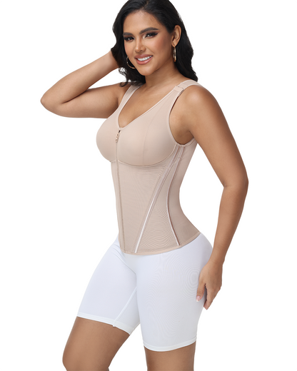 Shapshe® Tummy Control Waist Trainer Vest with Padded Bra