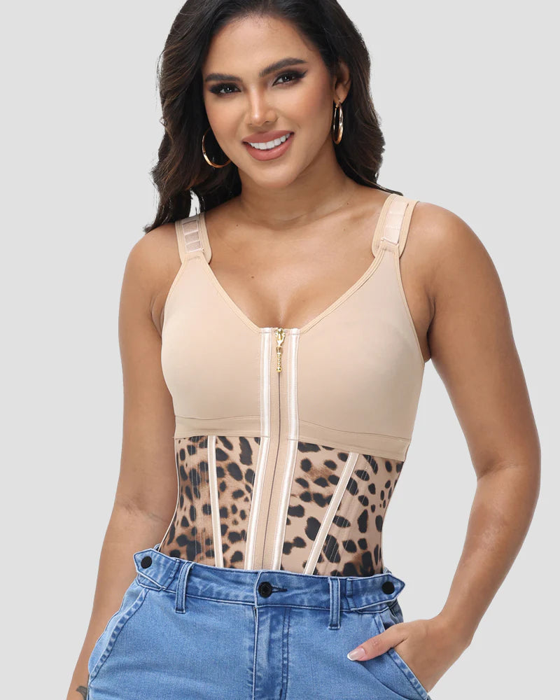 Shapshe® Leopard Print Vest Tummy Control Waist Trainer