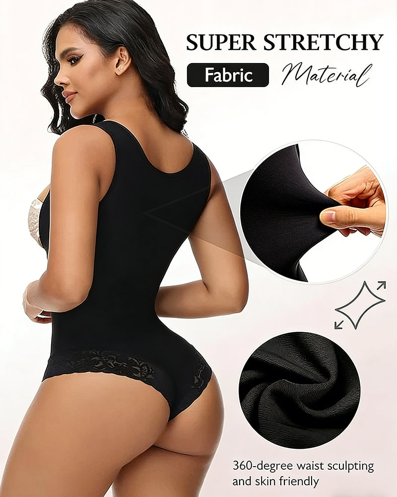 Shapshe® Slimming Tummy Control Open-Bust Bodysuit