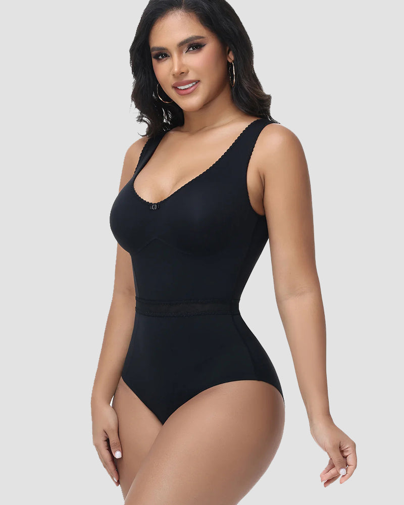 Shapshe® Lace Slimming Tummy Control Shapewear Bodysuit