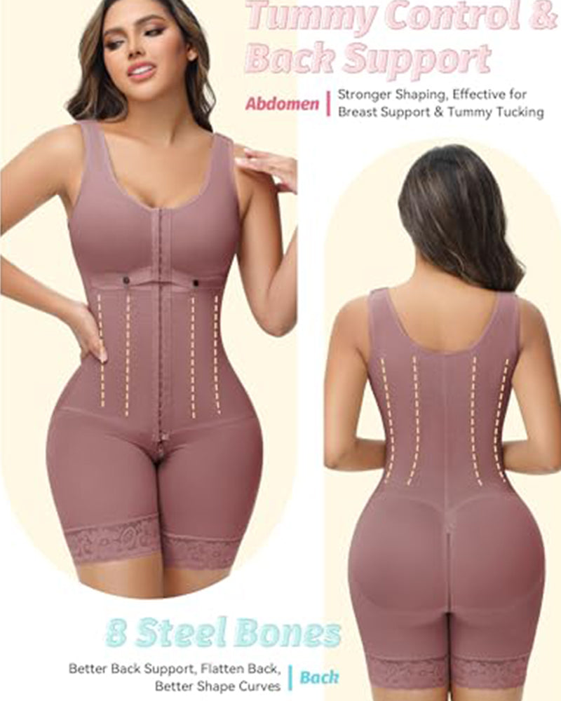 Shapshe® High Compression Garment Shapewear with Bulit-in Bra