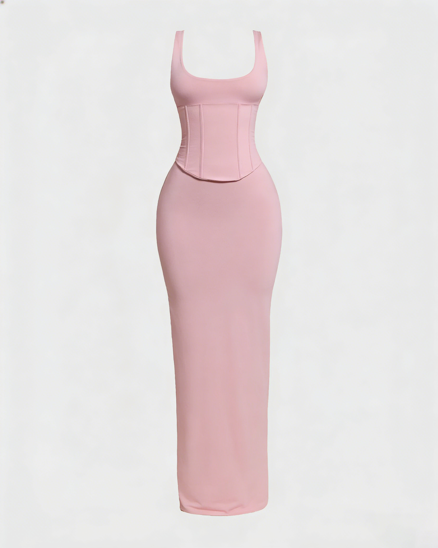 Hourglass Figure Body Shaper The Corset Maxi Dress Two-Piece Set
