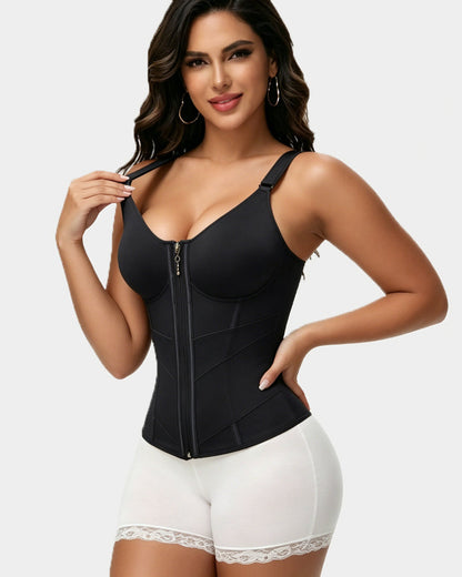 Waist Trainer for Women Corset Faja Body Shaper Vest with Built-in Bra