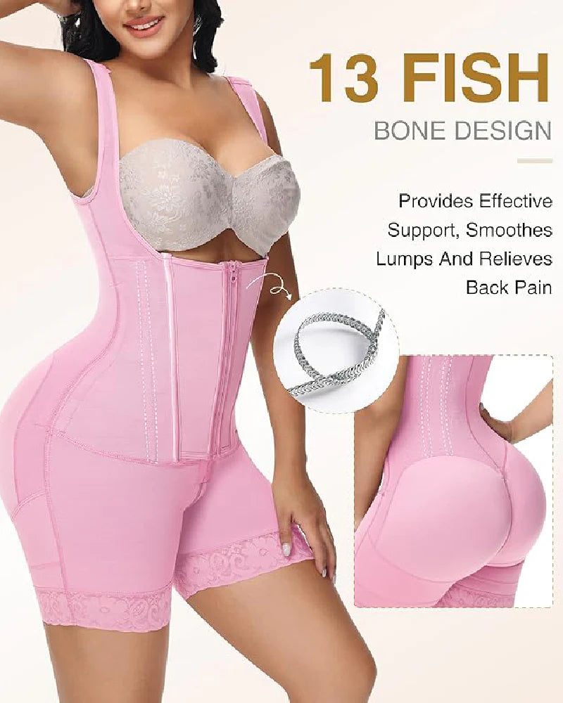 Shapshe® Double Layer High Compression Open Bust Shapewear