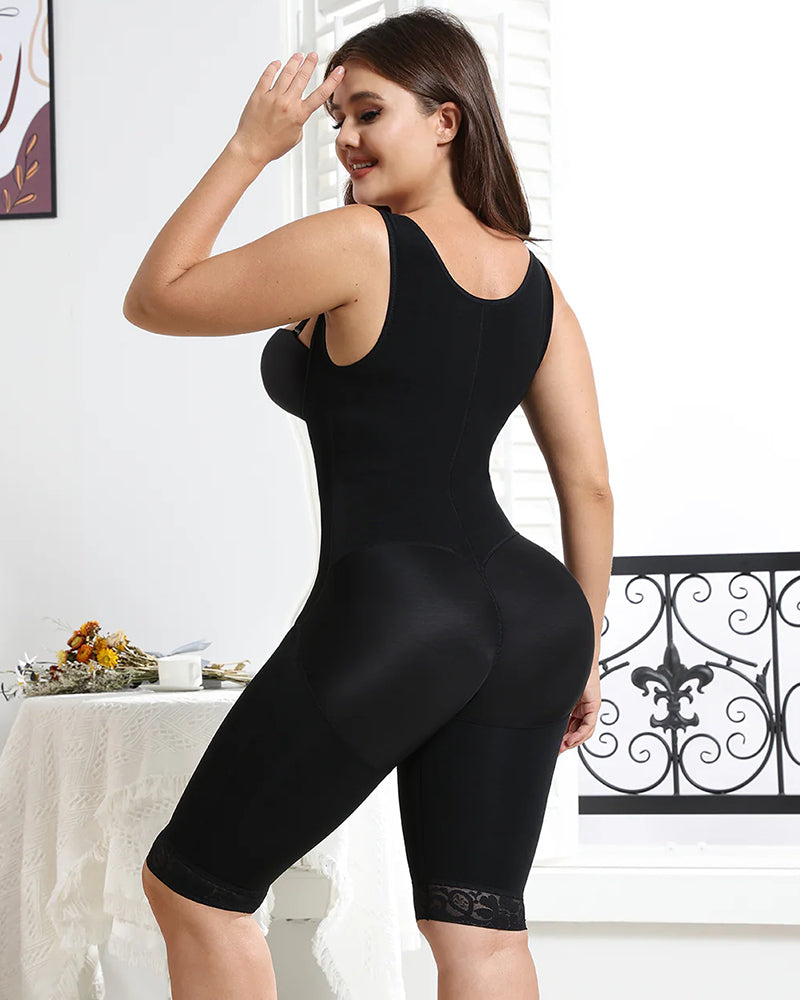 Shapshe® Open Bust Tummy Tuck Thigh Slimmer Shapewear
