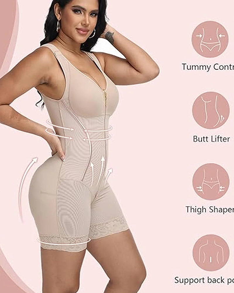 Shapshe® Hourglass Full Bodysuit with Built-in Bra