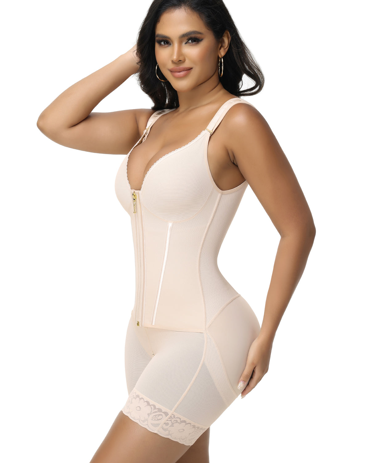 Shapshe® Sheer Mesh Full Coverage Waist Trainer Body Shaper