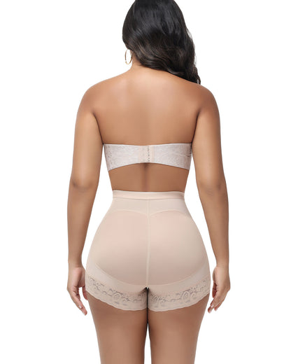 Shapshe® Seamless Butt Lifter Shorts with Front Hook Closure